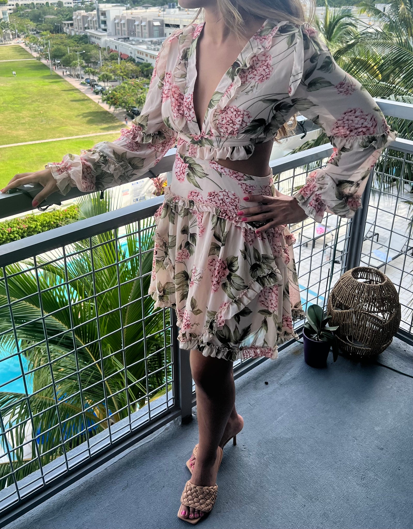 Pretty in Pink Floral Dress