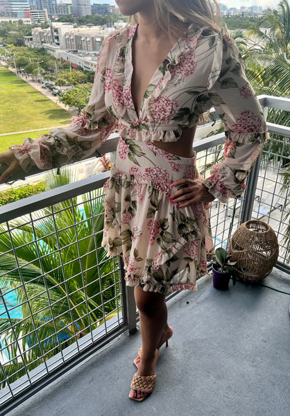 Pretty in Pink Floral Dress