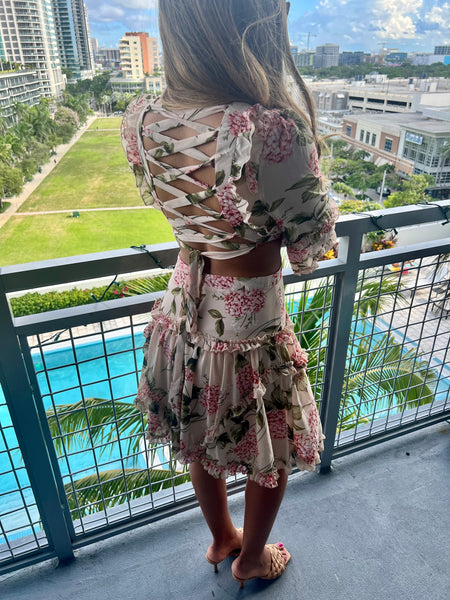 Pretty in Pink Floral Dress